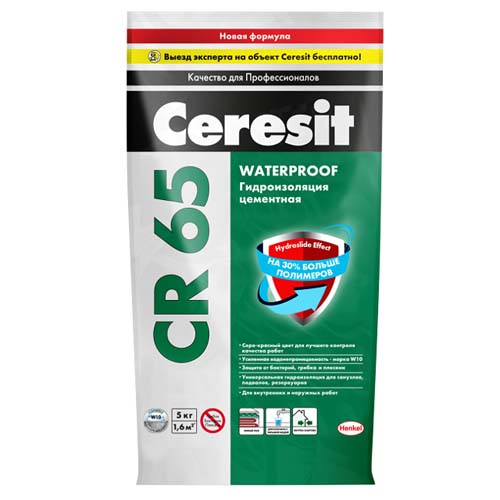 CR 65 Waterprof Масса гидроизоляционная (фольга) 5кг.